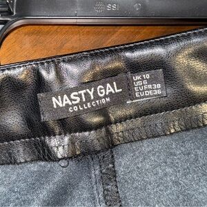 Nasty Gal Faux Leather Pants